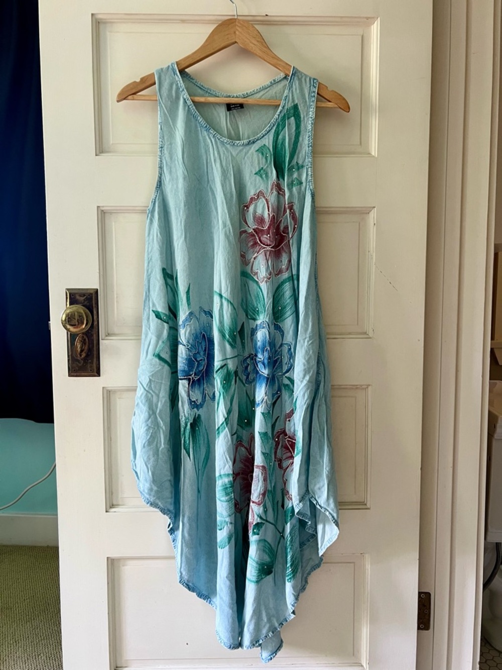 Vintage Floral Tunic Dress